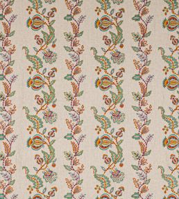 Ariadne Fabric by Colefax and Fowler Russet/Sage