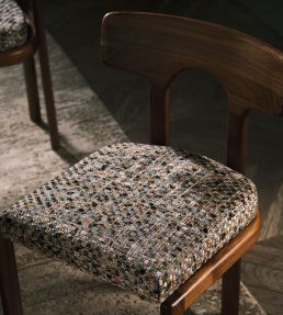 Ariani Fabric by Osborne & Little Charcoal/Silver