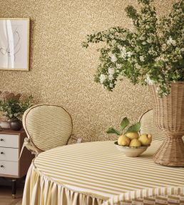 Arie Fabric by Romo Ochre