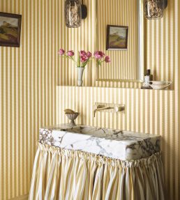 Arie Fabric by Romo Ochre