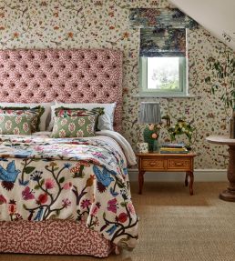 Aril's Garden Wallpaper by Sanderson Olive/Mulberry