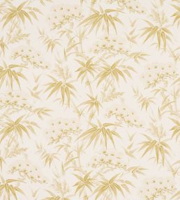 Arita Floral Wallpaper by Schumacher Citron