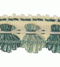 Arlington Archive Fan Edge Trimming by Colefax and Fowler Aqua