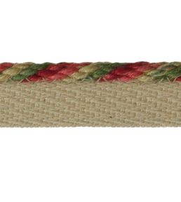 Arlington Small Rope Trimming by Colefax and Fowler Red/Green