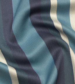 Arlo Stripe Fabric by Liberty Lapis