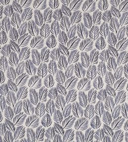 Armature Feuilles Fabric by Christopher Farr Cloth Indigo