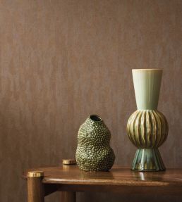 Arole Wallpaper by Casadeco Hazelnut