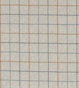 Arpege Fabric by Casamance Ocre Bleu Nordique