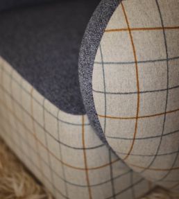 Arpege Fabric by Casamance Bleu Azurite Pourpre