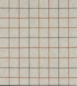 Arpege Fabric by Casamance Vert Irlandais Orange Brule