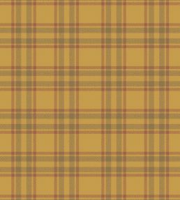 Arran Check Fabric by Arley House Gold