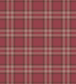 Arran Check Fabric by Arley House Rich Pink
