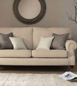 Arran Fabric by Ian Mankin Brown