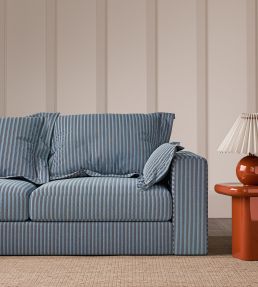 Arrow Stripe Fabric by Scion Indigo/Coast Blue