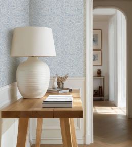 Arrowan Wallpaper by Kate Medlicott Cloudy Blue
