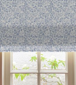 Arrowan Fabric by Kate Medlicott Ocean