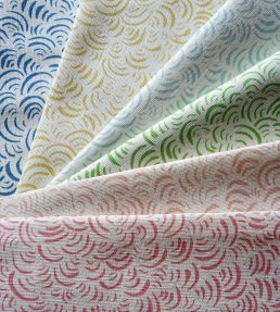 Arrowan Fabric by Kate Medlicott Cloudy Blue