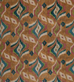 Artesian Velvet Fabric by Thibaut Ochre