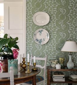 Artichoke Wallpaper by Langelid Von Bromssen Garden Green