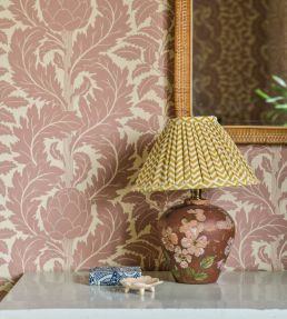 Artichoke Wallpaper by Langelid Von Bromssen Rose Tea