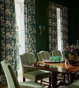 Artissima Fabric by James Hare Blue Green