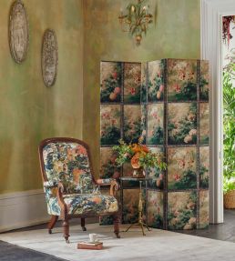 Artus Velvet Fabric by Clarke & Clarke Forest