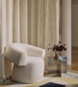 Asama Fabric by Christopher Farr Cloth Ecru
