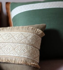 Asara Moss Fringe 45mm Trimming by Houles Naturel