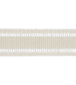 Asara Raffia Braid 30mm Trimming by Houles Blanc