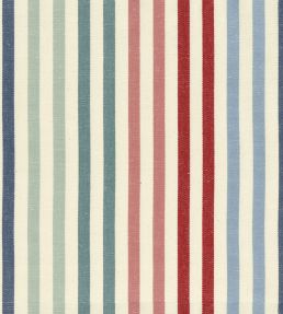Ascot Stripe Fabric by Ian Mankin Reds