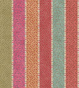 Asha Stripe Fabric by Lewis & Wood Jaipur Spice