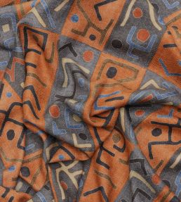 Ashanti Fabric by Andrew Martin Chocolate