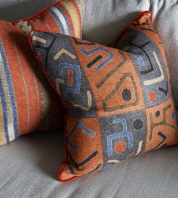 Ashanti Fabric by Andrew Martin Chocolate