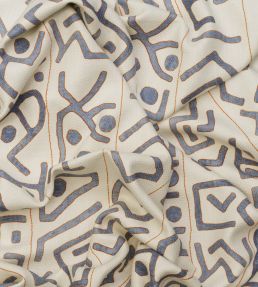 Ashanti Fabric by Andrew Martin Denim & White