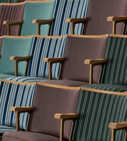 Ashdown Fabric by Clarke & Clarke Indigo