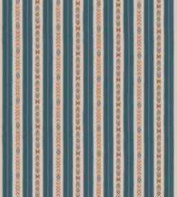 Ashlar Stripe Fabric by GP & J Baker Blue