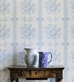Asiatic Pheasant Wallpaper by Barneby Gates China Blue