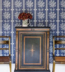 Asiatic Pheasant Wallpaper by Barneby Gates Navy