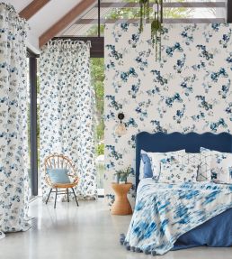 Aster Fabric by Villa Nova Sapphire