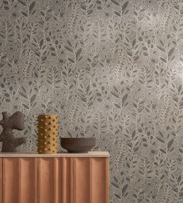Astragale Wallpaper by Casamance Terracotta