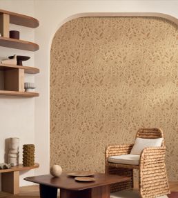 Astragale Wallpaper by Casamance Camel