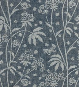 Astrea Fabric by Fermoie Deep Blue