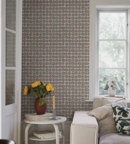 Astrid Wallpaper by Borastapeter Blue/Brown
