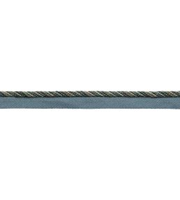 Astrid Cord with Tape Trimming by Samuel & sons Slate Blue