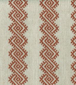 Athenia Fabric by Titley and Marr Terracotta