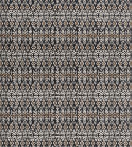 Atlas Ikat Fabric by Thibaut Basalt Black