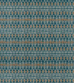 Atlas Ikat Fabric by Thibaut Mineral