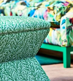 Atoll Fabric by Harlequin Seaglass / Emerald