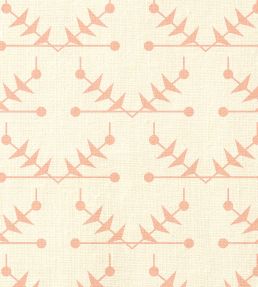 Atomic Trellis Fabric by Ottoline Pink