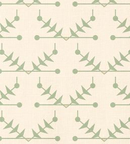 Atomic Trellis Fabric by Ottoline Soft Sage
